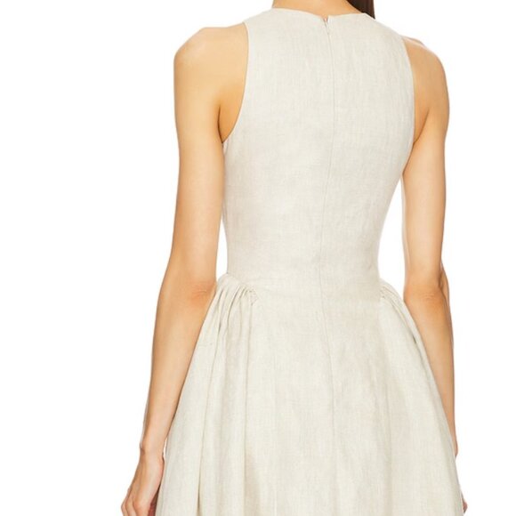 Hollow Out A Line Sleeveless Midi Dress - Picture 4 of 7